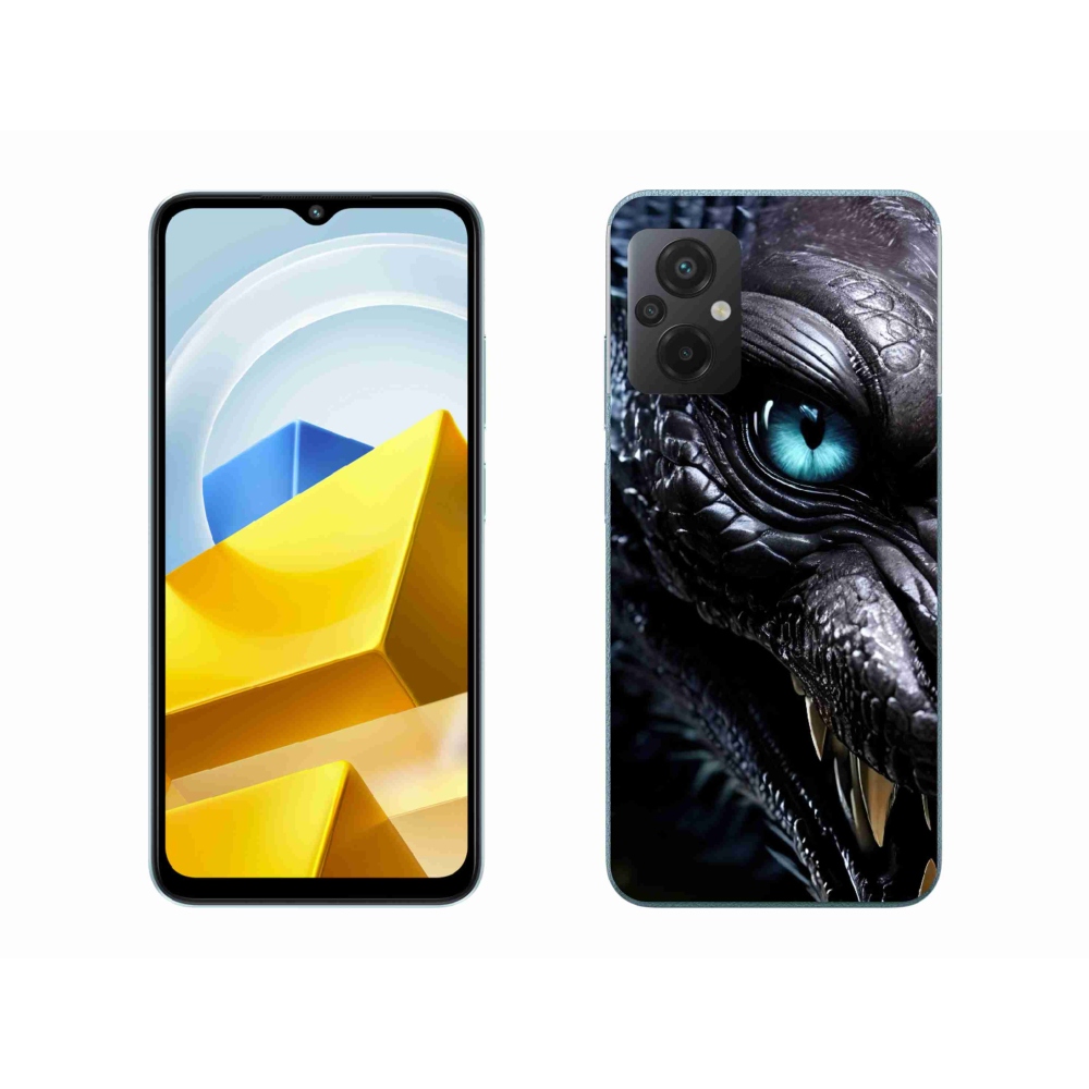 Gélový kryt mmCase na Xiaomi Poco M5 4G - dračí pohľad