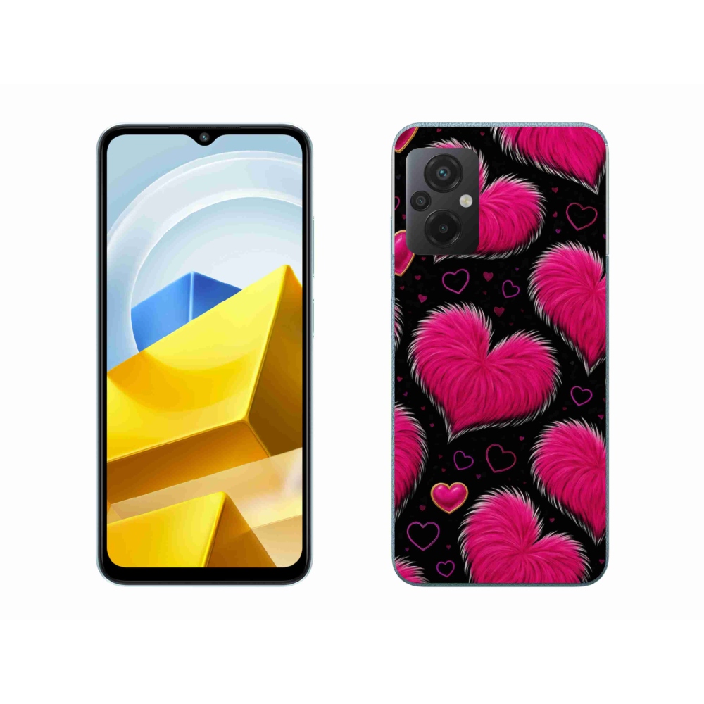 Gélový kryt mmCase na Xiaomi Poco M5 4G - hebké srdce