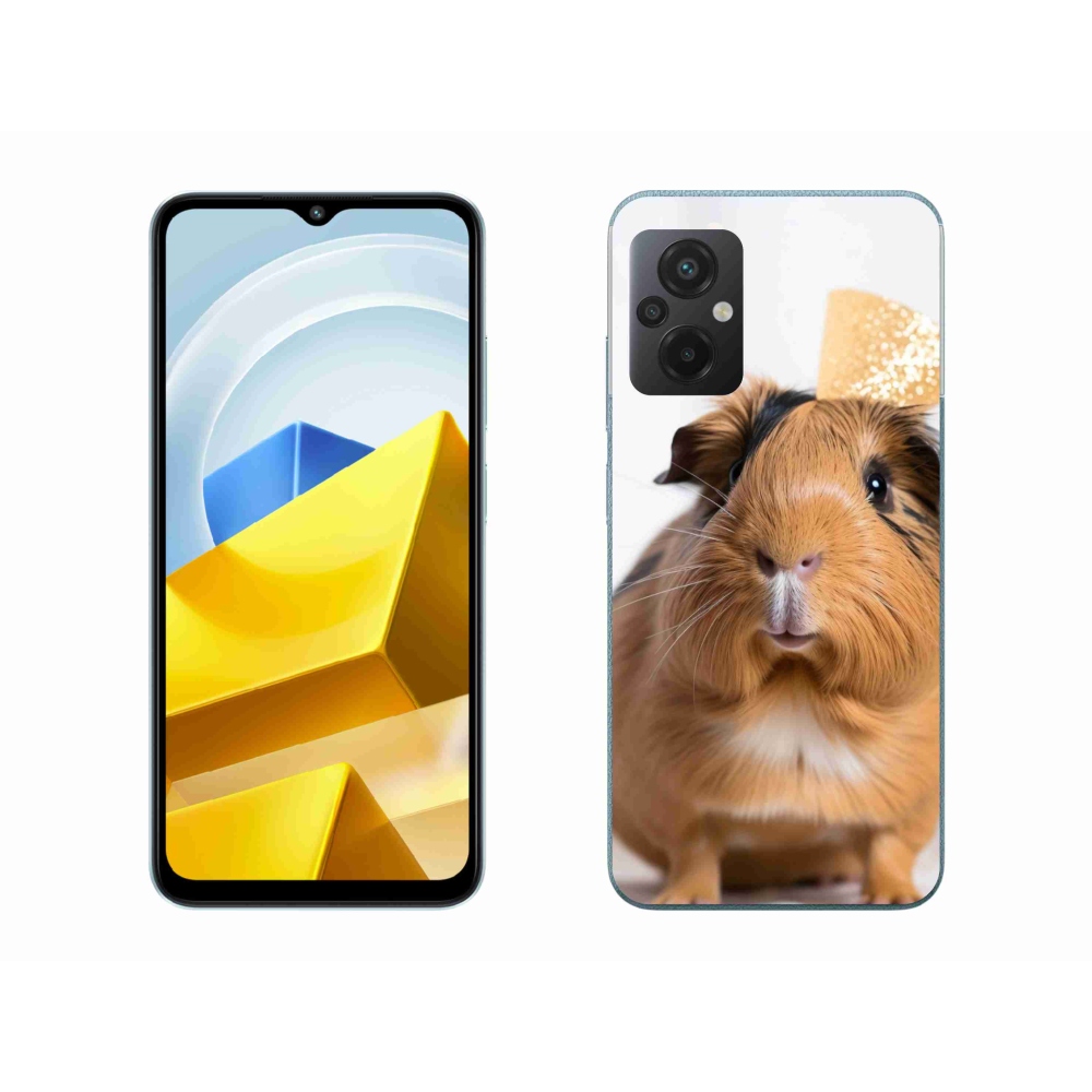 Gélový kryt mmCase na Xiaomi Poco M5 4G - hnedé morča