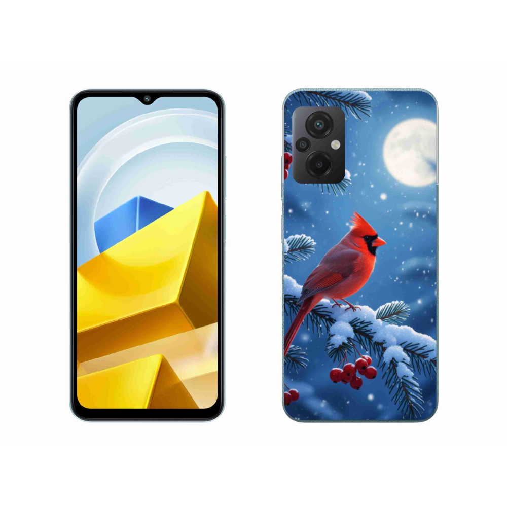Gélový kryt mmCase na Xiaomi Poco M5 4G - kardinál červený