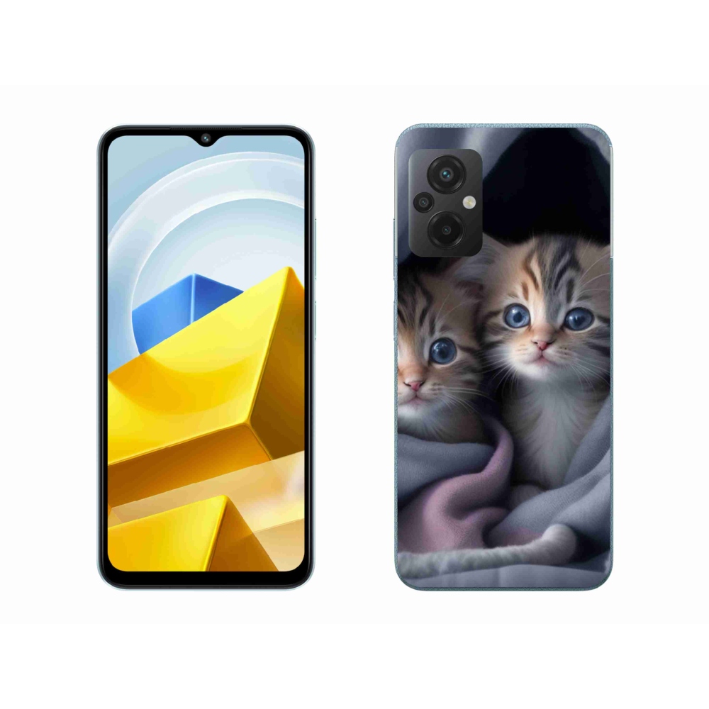 Gélový kryt mmCase na Xiaomi Poco M5 4G - mačacie duo 2