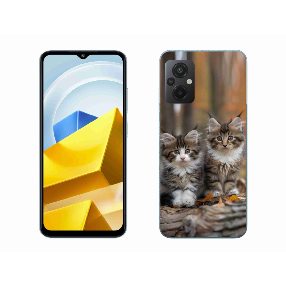 Gélový kryt mmCase na Xiaomi Poco M5 4G - mačacie duo 3