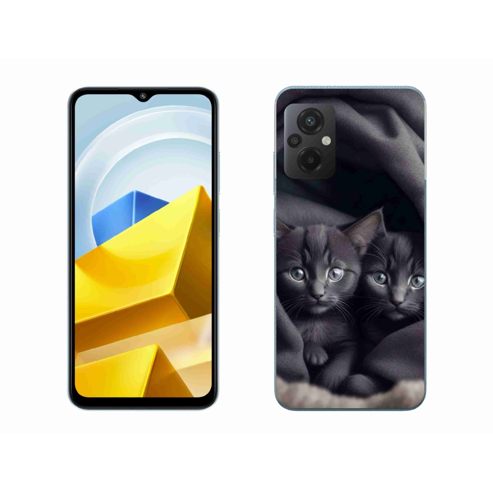 Gélový kryt mmCase na Xiaomi Poco M5 4G - mačacie duo