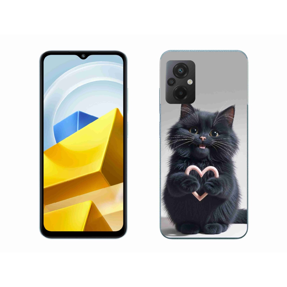Gélový kryt mmCase na Xiaomi Poco M5 4G - mačacia láska 3