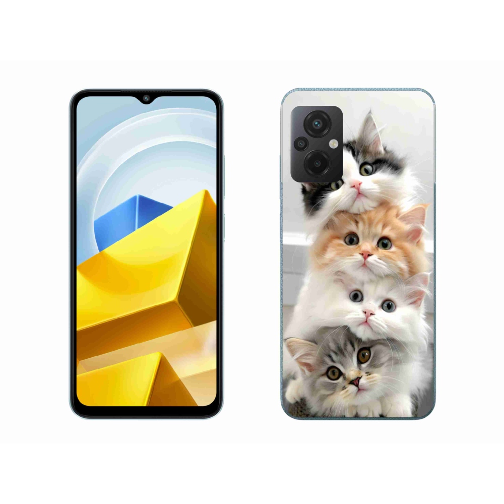 Gélový kryt mmCase na Xiaomi Poco M5 4G - mačacia partia