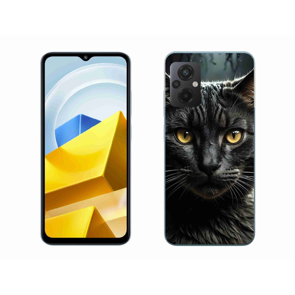 Gélový kryt mmCase na Xiaomi Poco M5 4G - mačacie pohľad 3