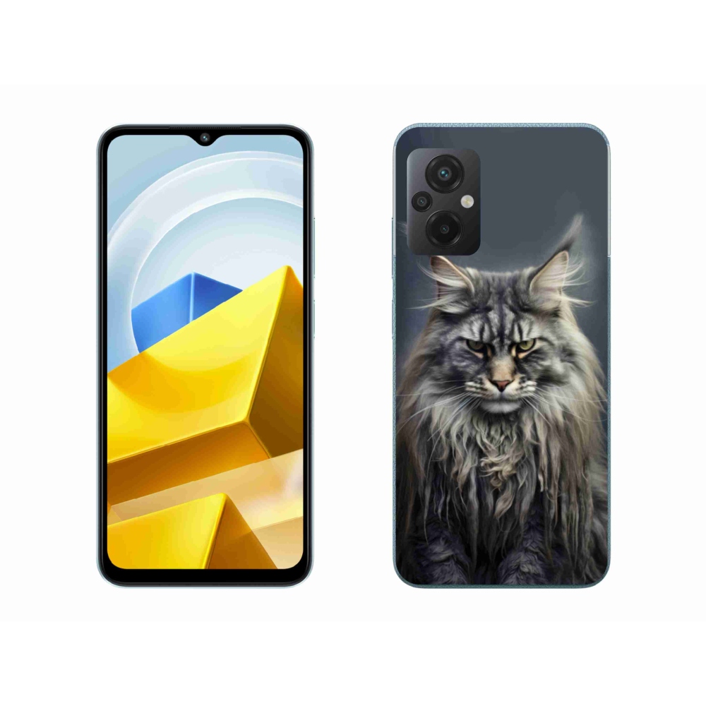 Gélový kryt mmCase na Xiaomi Poco M5 4G - mačacie pohľad 4