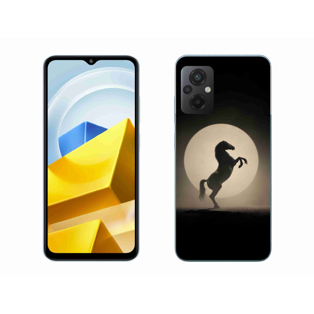 Gélový kryt mmCase na Xiaomi Poco M5 4G - kôň v siluete