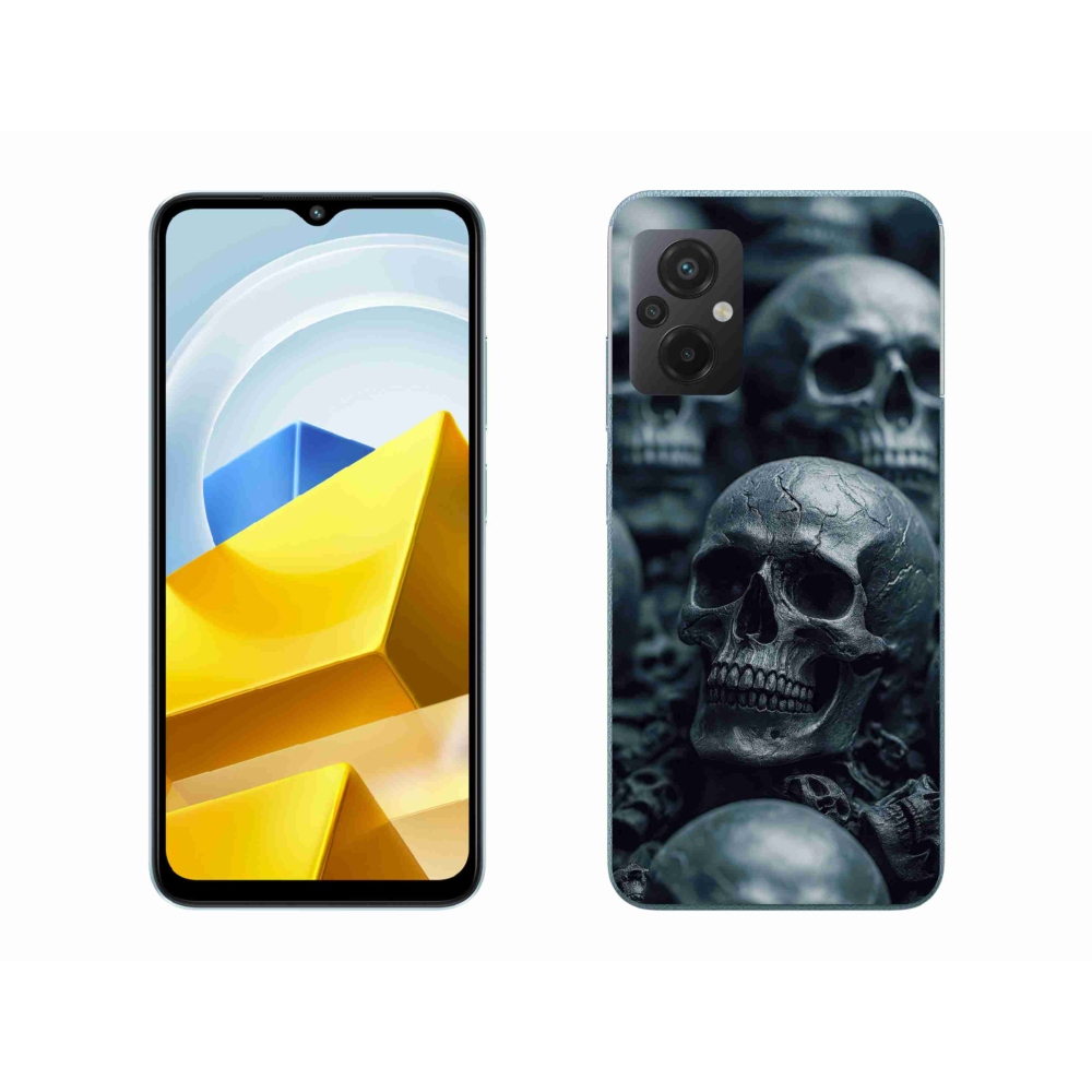Gélový kryt mmCase na Xiaomi Poco M5 4G - lebka 2