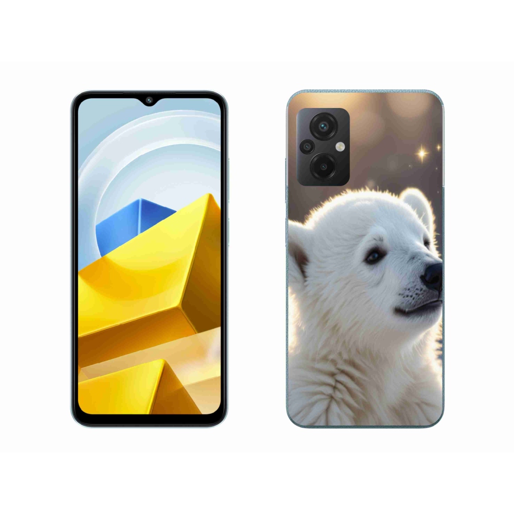 Gélový kryt mmCase na Xiaomi Poco M5 4G - ľadový medveď