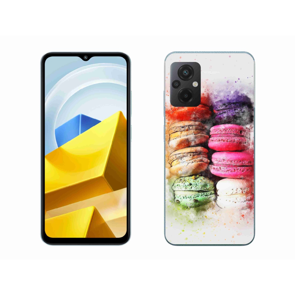 Gélový kryt mmCase na Xiaomi Poco M5 4G - makrónky