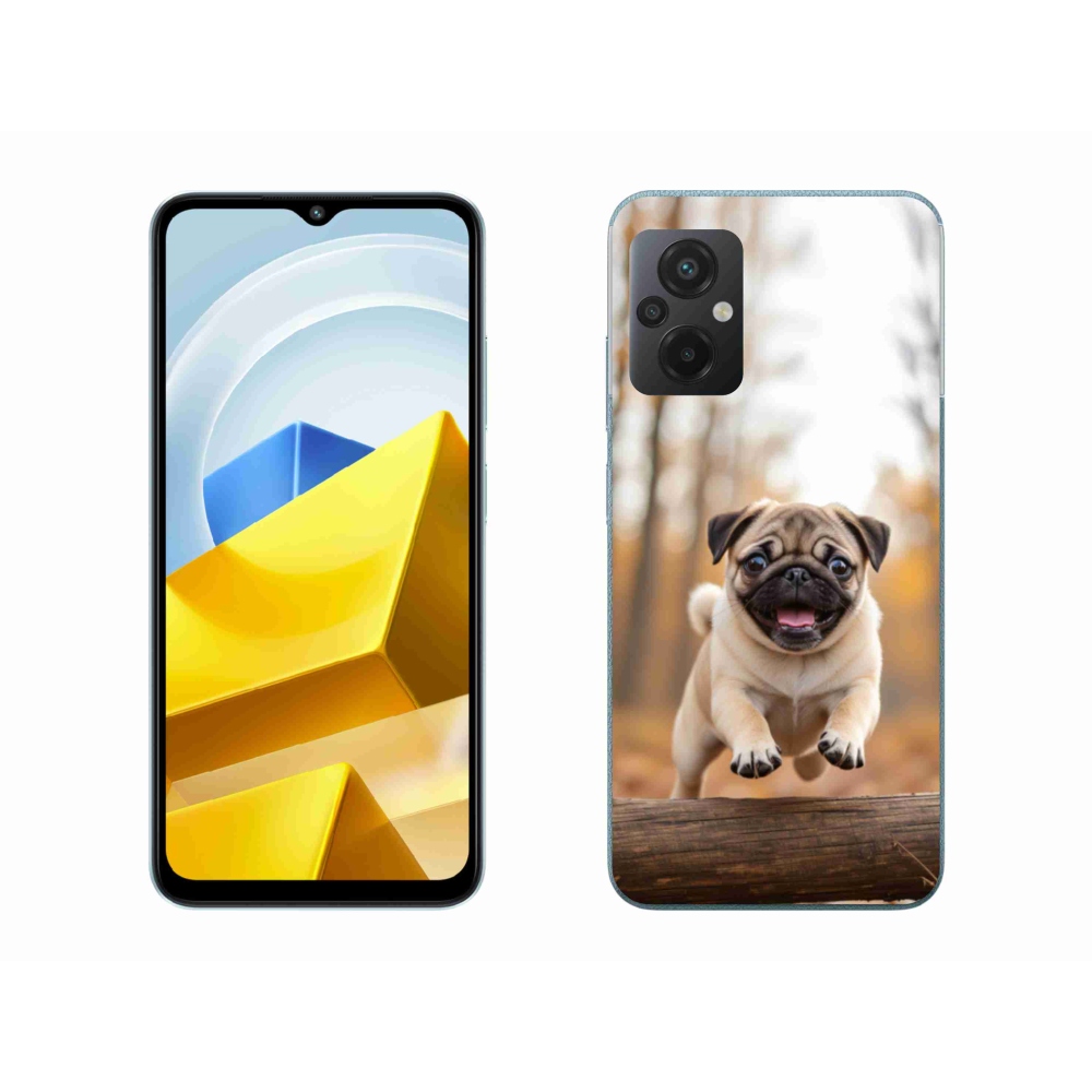 Gélový kryt mmCase na Xiaomi Poco M5 4G - mops 2