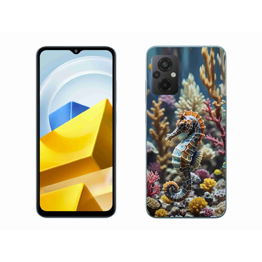 Gélový kryt mmCase na Xiaomi Poco M5 4G - morský koník 2