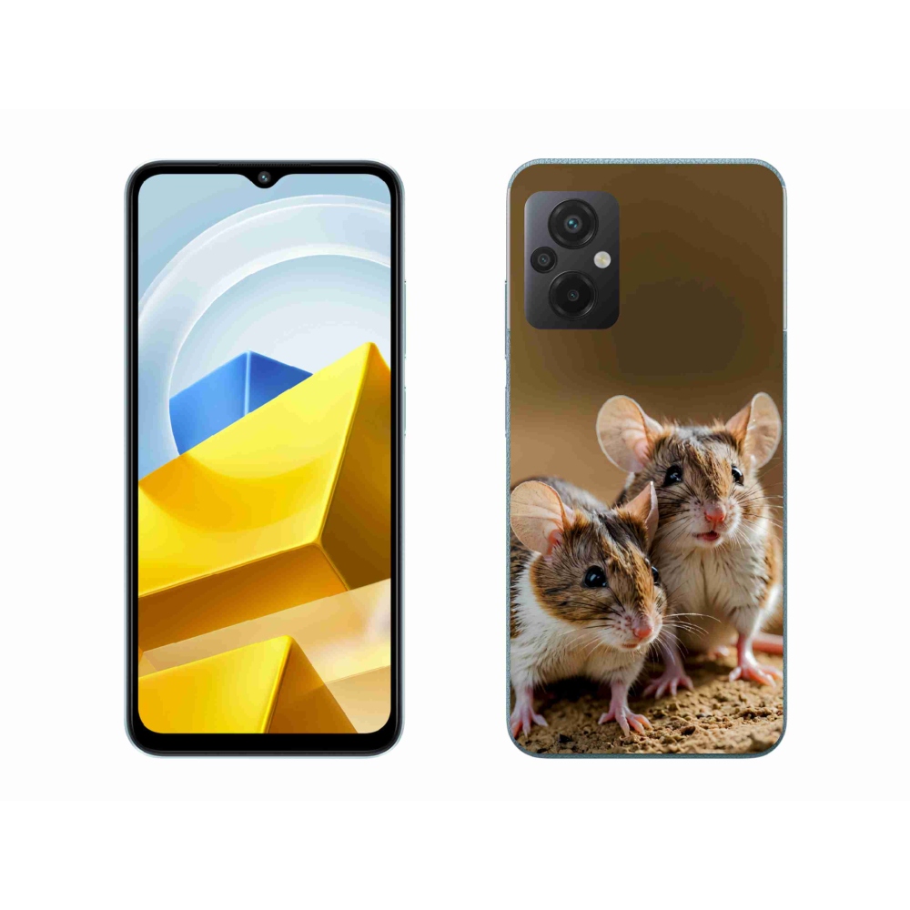Gélový kryt mmCase na Xiaomi Poco M5 4G - myší duo