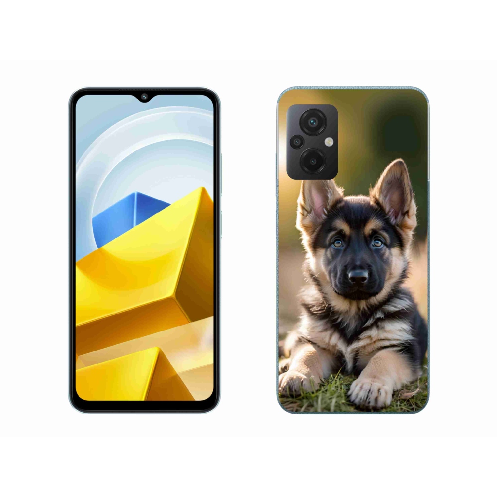 Gélový kryt mmCase na Xiaomi Poco M5 4G - nemecký ovčiak v prírode