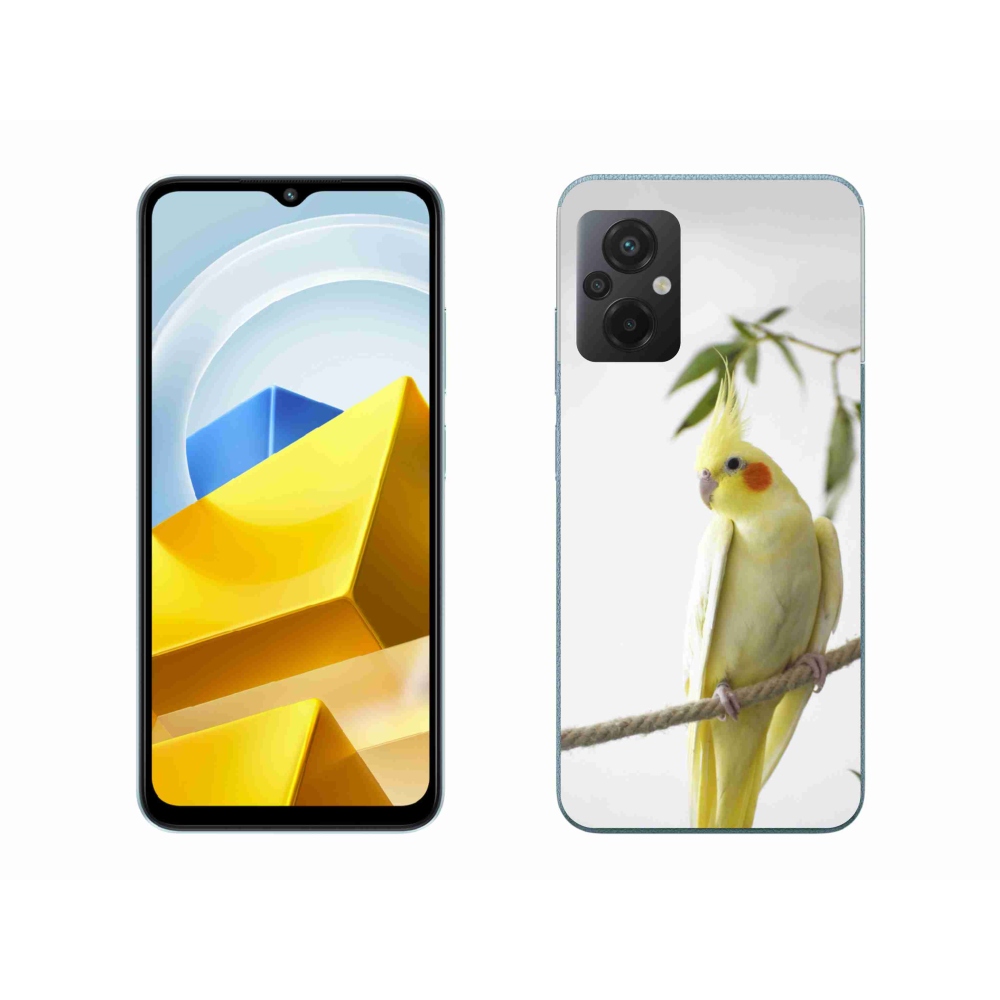 Gélový kryt mmCase na Xiaomi Poco M5 4G - papagáj korela chocholatá