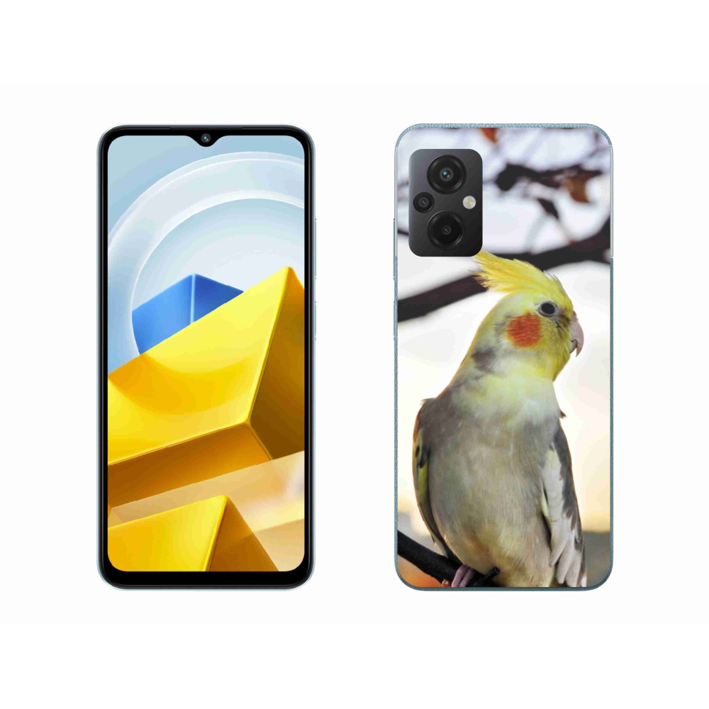 Gélový kryt mmCase na Xiaomi Poco M5 4G - papagáj korela