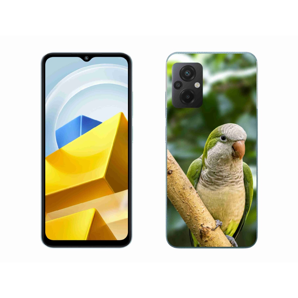 Gélový kryt mmCase na Xiaomi Poco M5 4G - papagáj mníšok