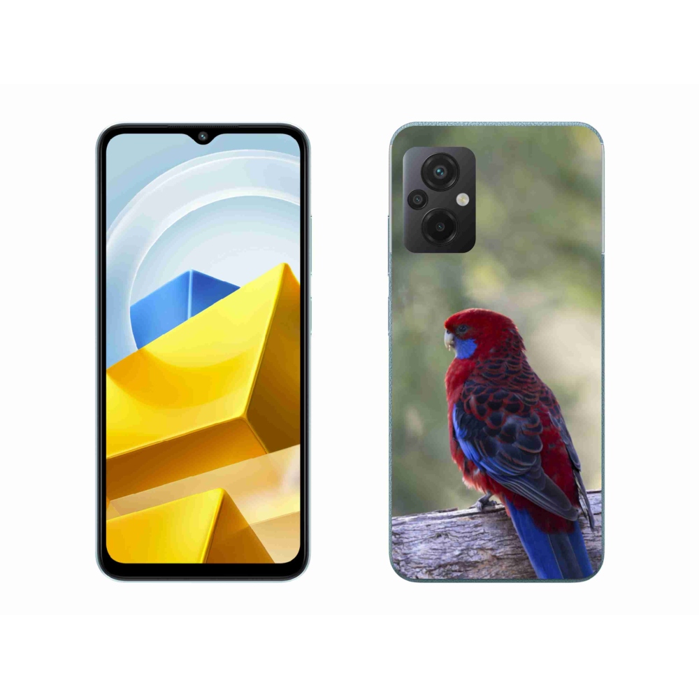 Gélový kryt mmCase na Xiaomi Poco M5 4G - papagáj rosela