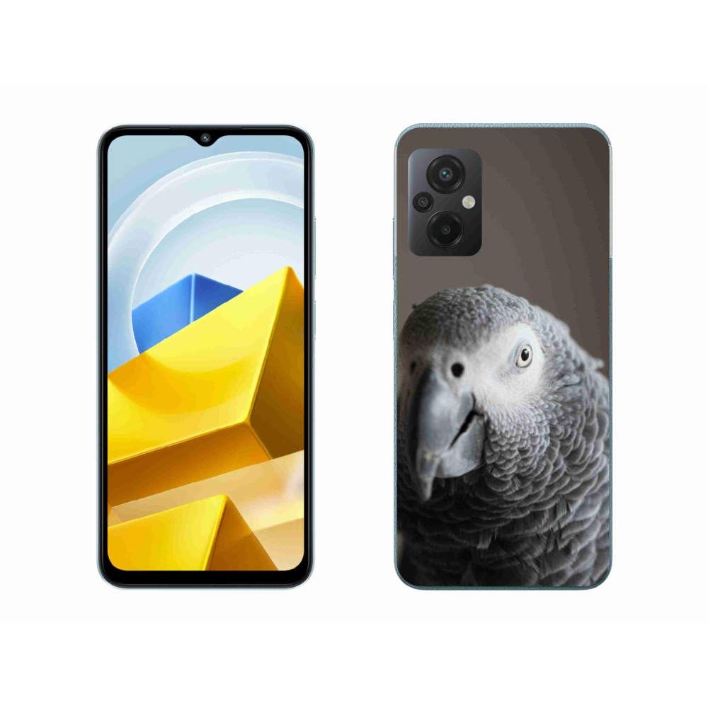 Gélový kryt mmCase na Xiaomi Poco M5 4G - papagáj žako 2