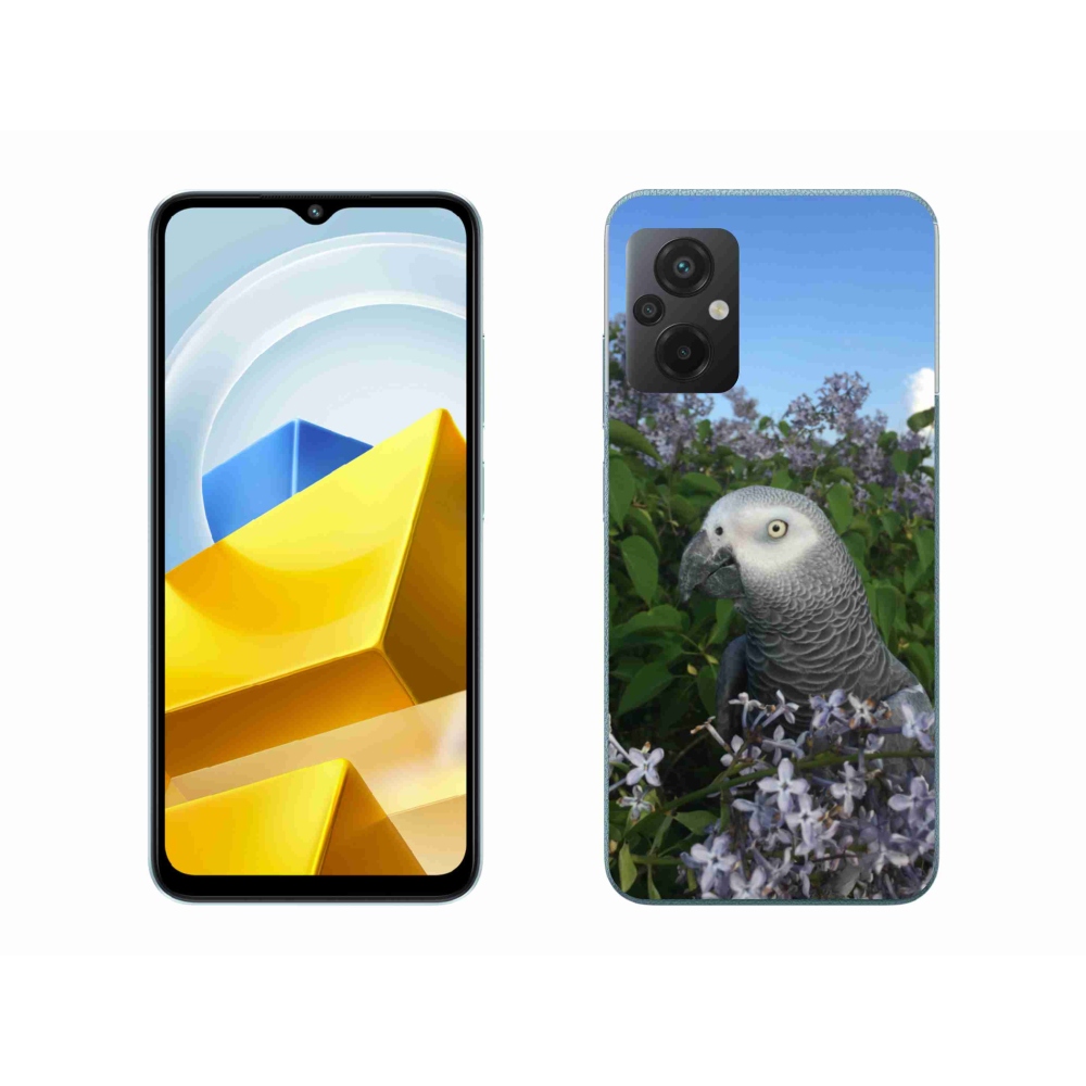 Gélový kryt mmCase na Xiaomi Poco M5 4G - papagáj žako