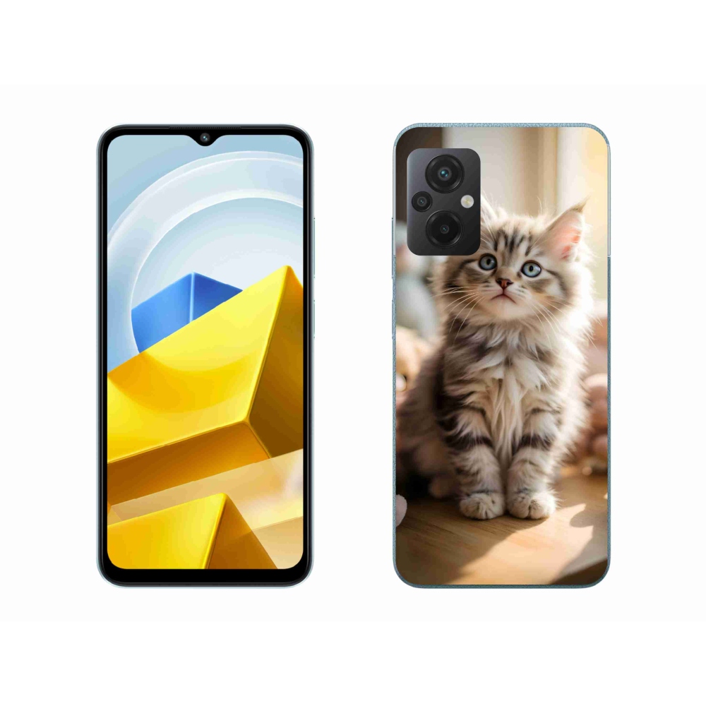 Gélový kryt mmCase na Xiaomi Poco M5 4G - roztomilé mačiatko 10