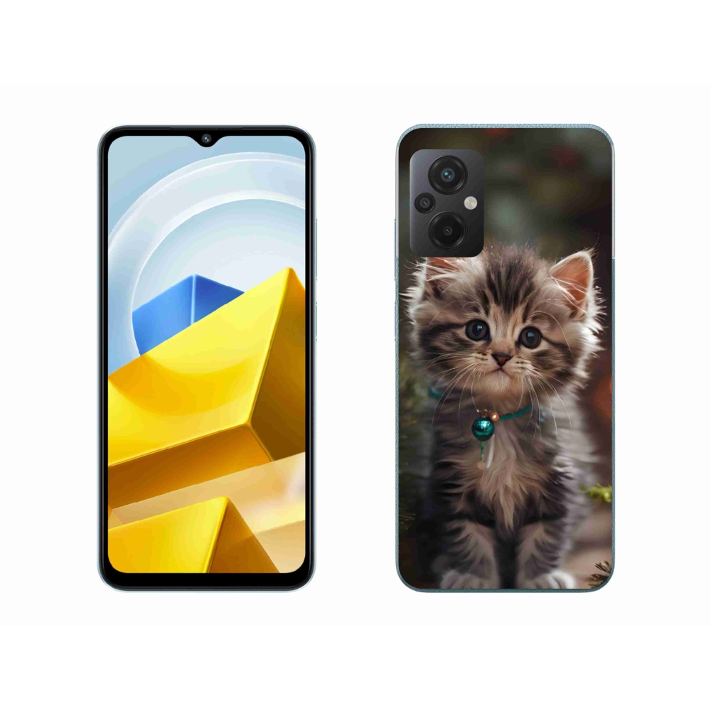 Gélový kryt mmCase na Xiaomi Poco M5 4G - roztomilé mačiatko 11