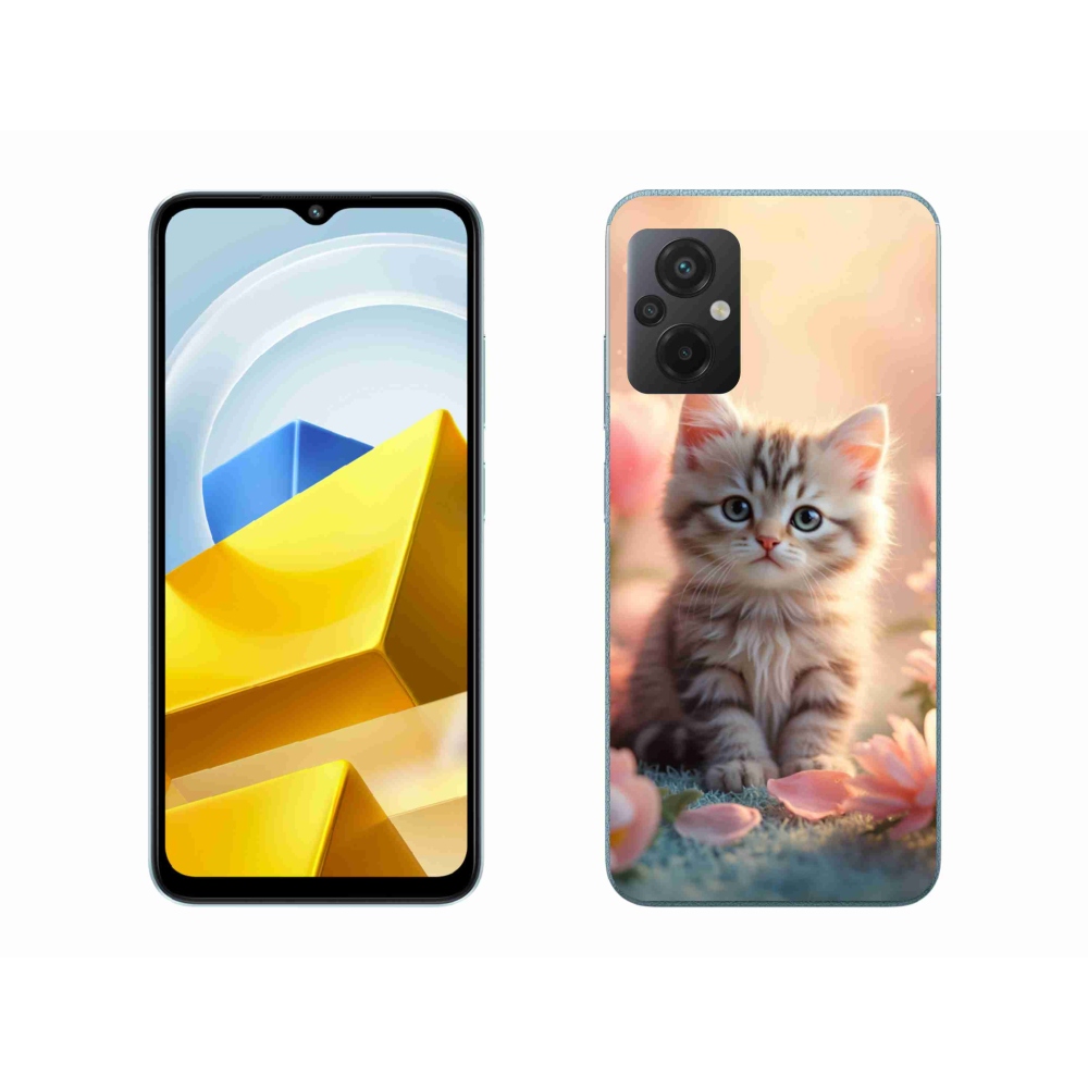 Gélový kryt mmCase na Xiaomi Poco M5 4G - roztomilé mačiatko 8