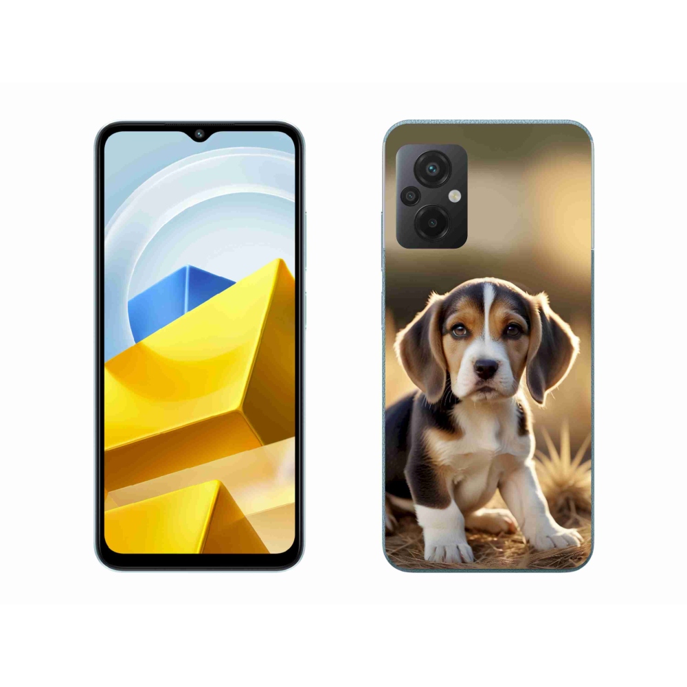 Gélový kryt mmCase na Xiaomi Poco M5 4G - roztomilý bígl