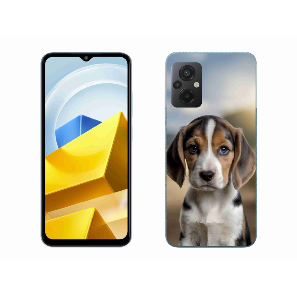 Gélový kryt mmCase na Xiaomi Poco M5 4G - roztomilý bígl