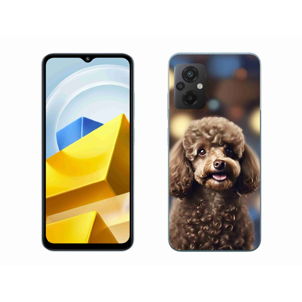 Gélový kryt mmCase na Xiaomi Poco M5 4G - roztomilý pudel