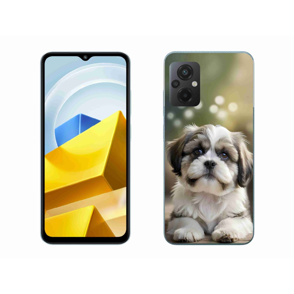 Gélový kryt mmCase na Xiaomi Poco M5 4G - roztomilý shih-tzu