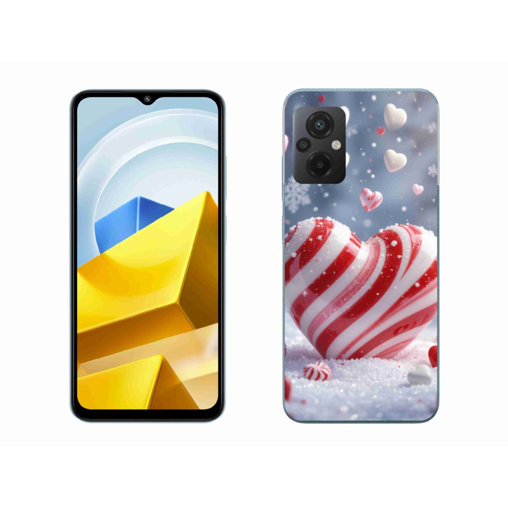 Gélový kryt mmCase na Xiaomi Poco M5 4G - sladké srdce