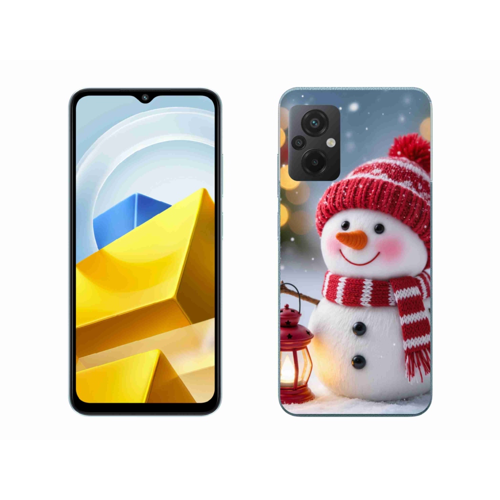 Gélový kryt mmCase na Xiaomi Poco M5 4G - snehuliak 2