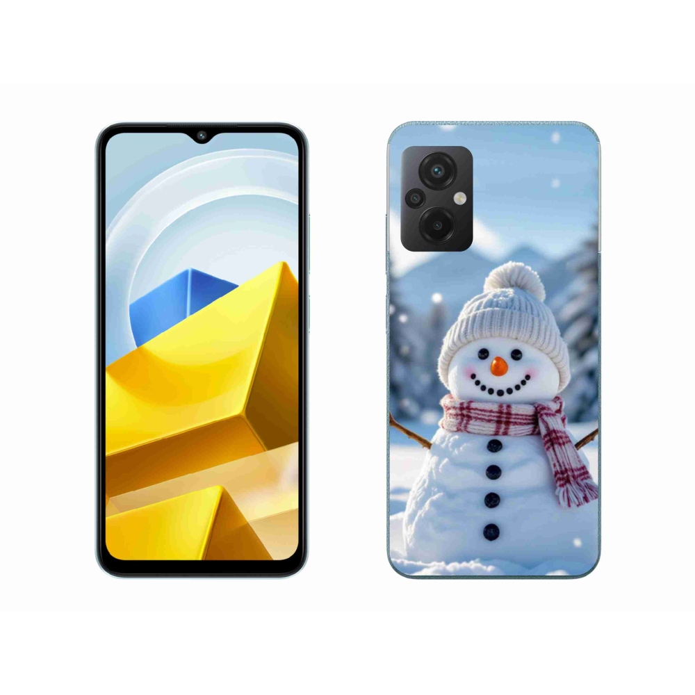 Gélový kryt mmCase na Xiaomi Poco M5 4G - snehuliak 3