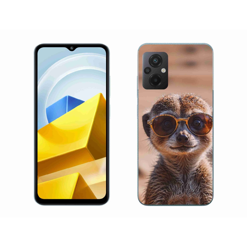 Gélový kryt mmCase na Xiaomi Poco M5 4G - štýlová surikata