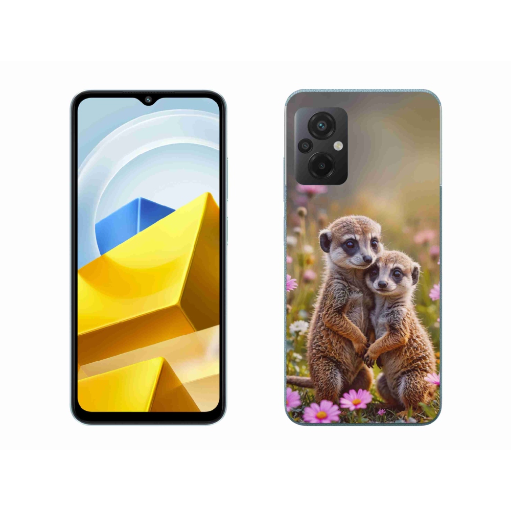 Gélový kryt mmCase na Xiaomi Poco M5 4G - surikatí duo