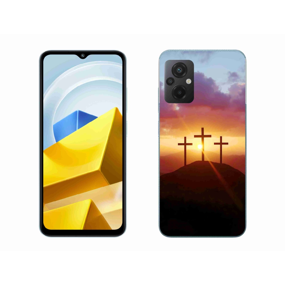 Gélový kryt mmCase na Xiaomi Poco M5 4G - tri kríža