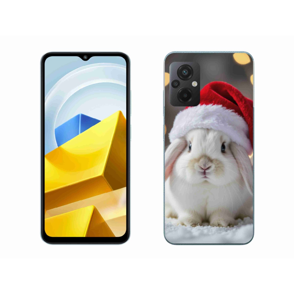 Gélový kryt mmCase na Xiaomi Poco M5 4G - vianočný králik