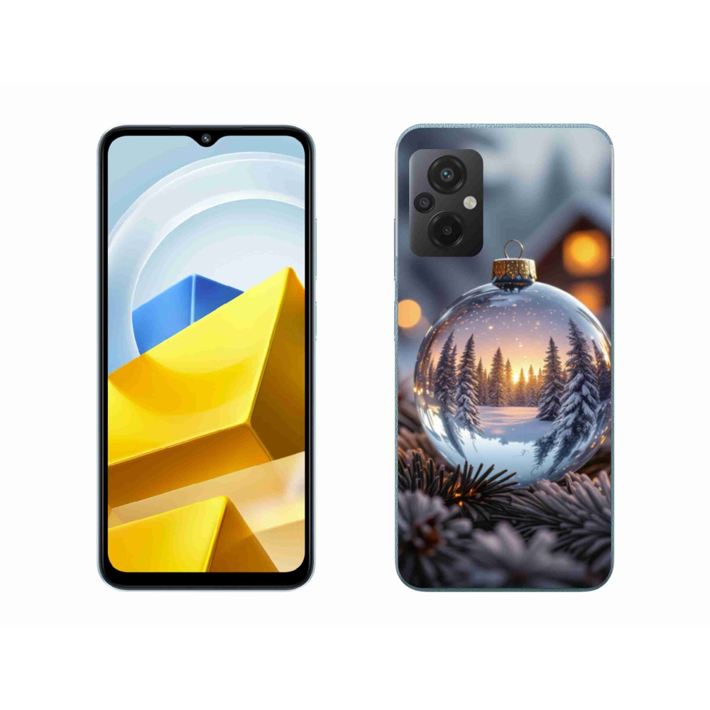 Gélový kryt mmCase na Xiaomi Poco M5 4G - vianočná ozdoba