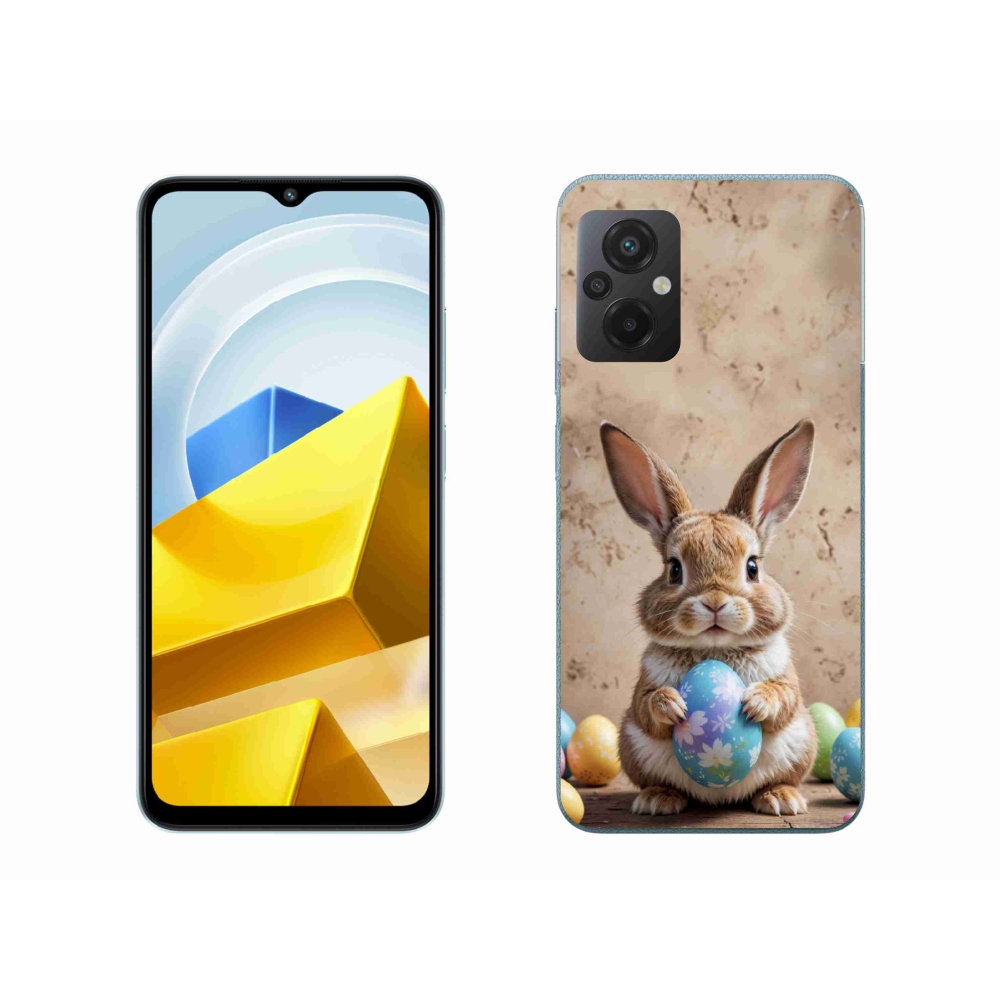Gélový kryt mmCase na Xiaomi Poco M5 4G - veľkonočný zajačik