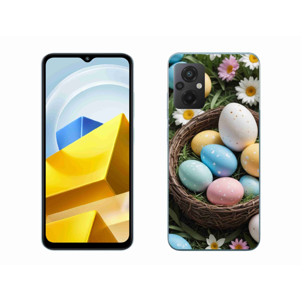 Gélový kryt mmCase na Xiaomi Poco M5 4G - veľkonočné vajíčka 2