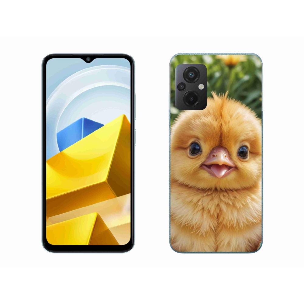 Gélový kryt mmCase na Xiaomi Poco M5 4G - veselé kuriatko