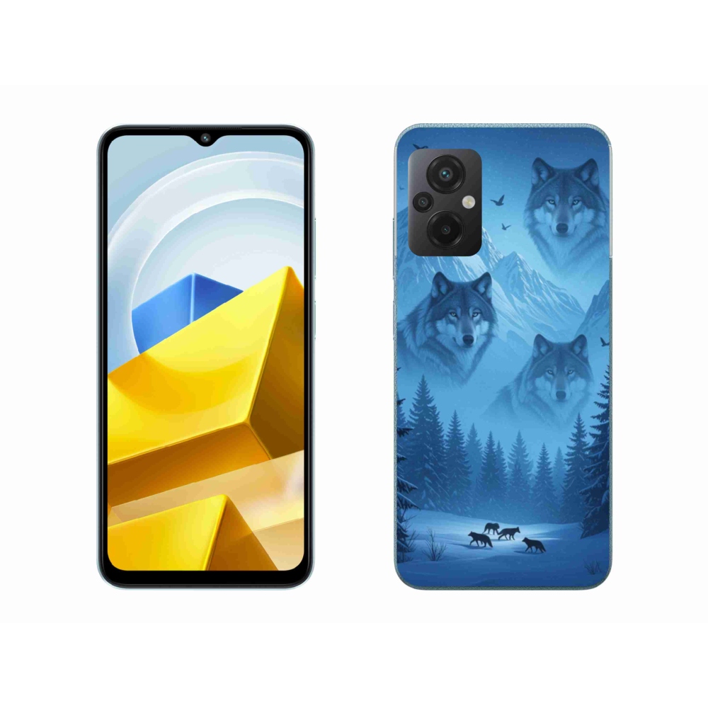 Gélový kryt mmCase na Xiaomi Poco M5 4G - vlčia svorka