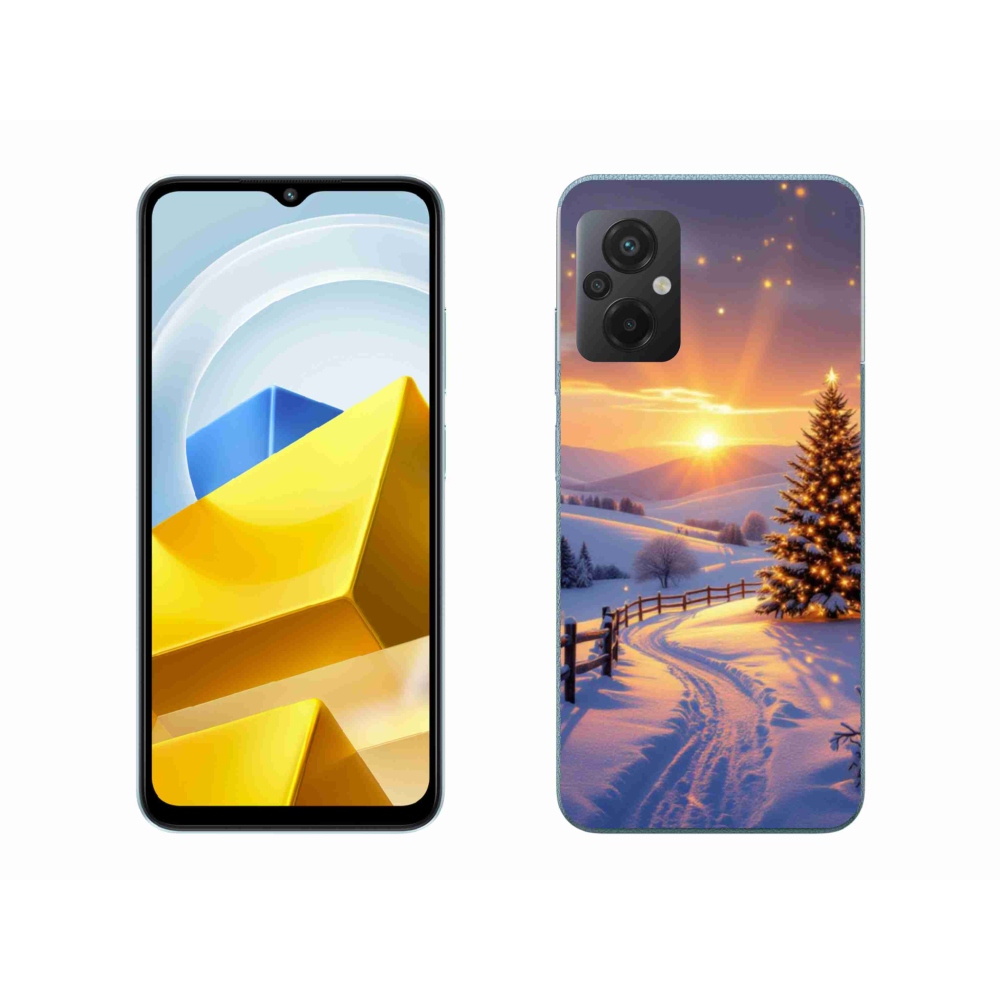 Gélový kryt mmCase na Xiaomi Poco M5 4G - zimná krajina