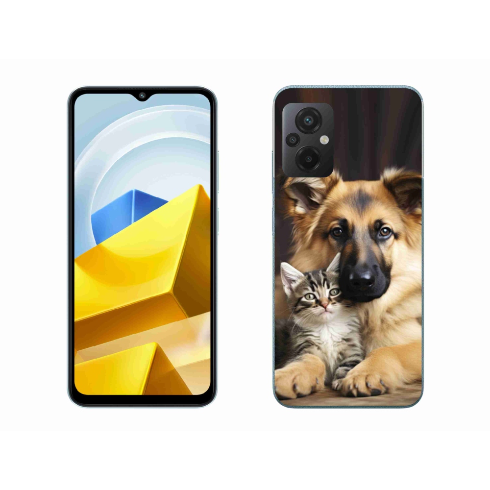 Gélový kryt mmCase na Xiaomi Poco M5 4G - zvieracie priateľstvo