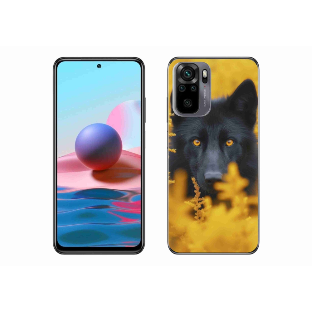 Gélový kryt mmCase na Xiaomi Poco M5s - čierny vlk 2