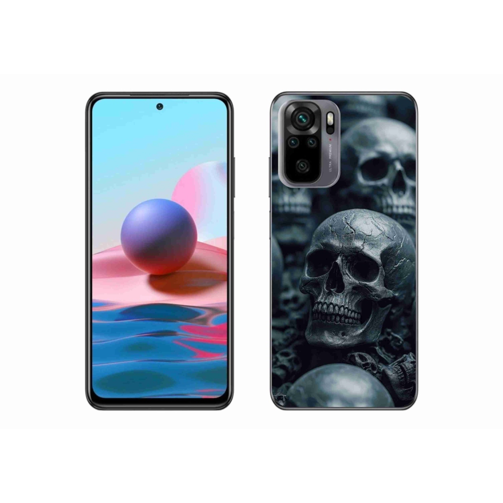 Gélový kryt mmCase na Xiaomi Poco M5s - lebka 2