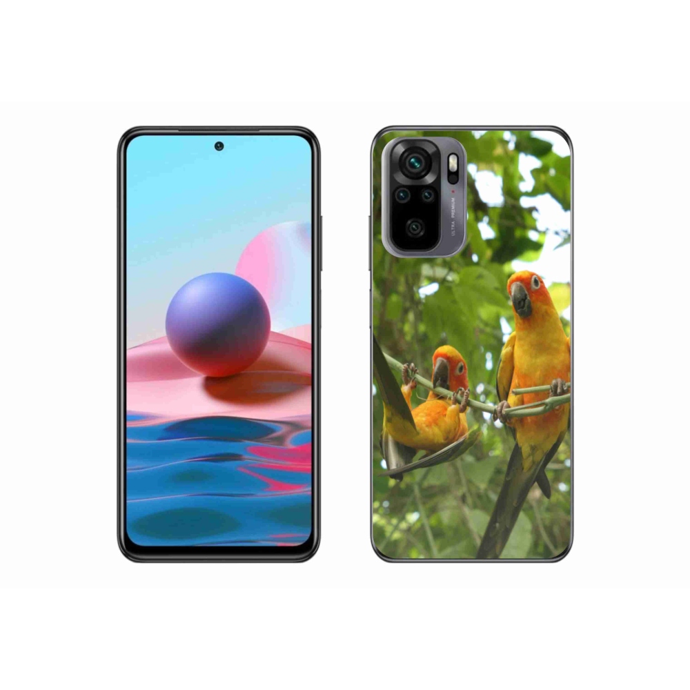 Gélový kryt mmCase na Xiaomi Poco M5s - papagáje aratingy