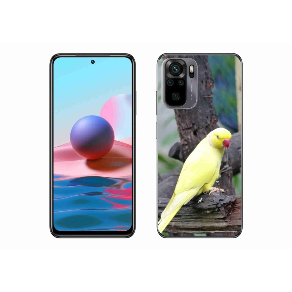 Gélový kryt mmCase na Xiaomi Poco M5s - papagáj alexander žltý